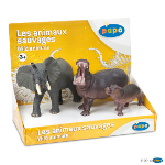 80001 - Display box wild animals 2 (3 fig.)