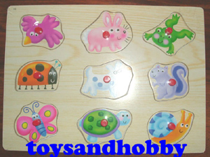 JIG16 - FUNKY ANIMALS WOODEN PUZZLE