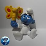 20218 - Smurf Baby with Butterfly