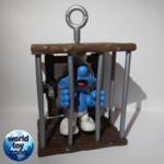 40212nb - SMURF IN A CAGE